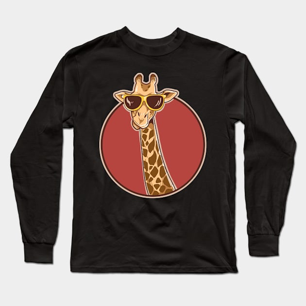 Giraffe Giraffes Wildlife Gift Long Sleeve T-Shirt by Linco